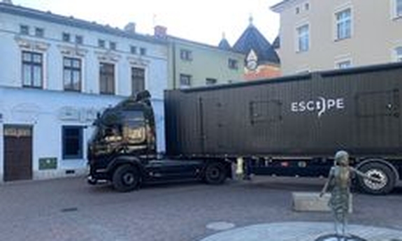 Escape Truck na rynku w Lublińcu
